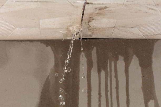 Professional Burst Pipe Cleanup technician working in Statesville, NC